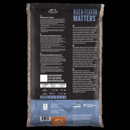 Traeger competition blend pellets fsc back